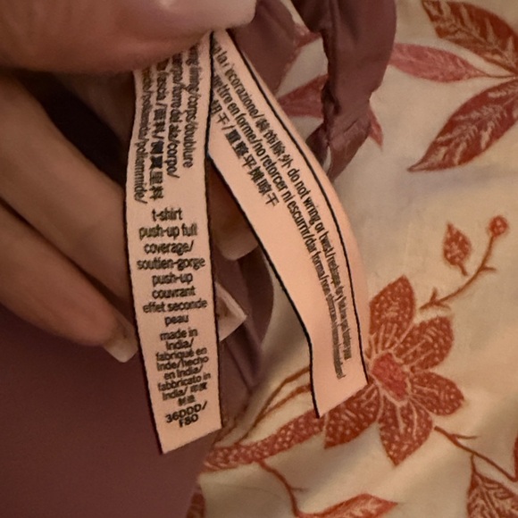 Elegant Mauve Bra - Picture 2 of 4